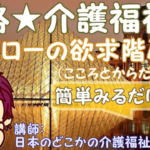 【マズローの欲求階層説】(こころとからだのしくみ)